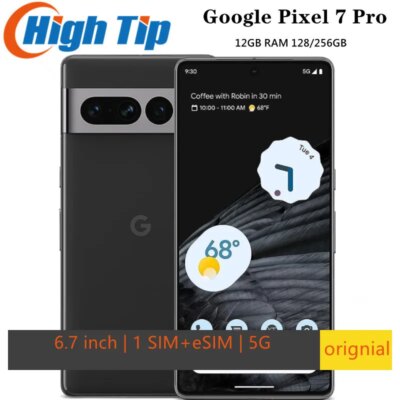 Unlocked Google Pixel 7 Pro 7Pro 5G 12GB RAM 128/256GB ROM 6.7" AMOLED NFC Google Tensor G2 Octa Core  Android Original Phone