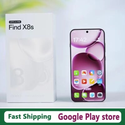 Original Oppo Find X8S Mobile Phone Dimensity 9400+ Android 15.0 OTA 6.32" AMOLED 20HZ 80W Charge 50.0MP Camera IP69 Waterproof