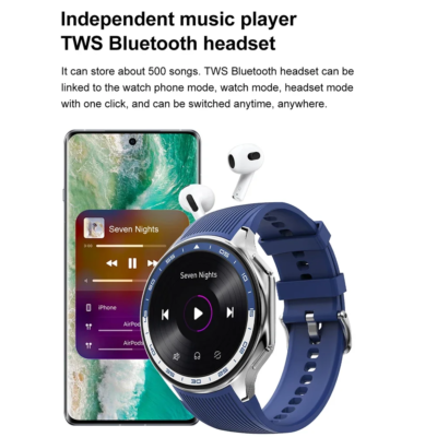 New for Oppo Watch X Men Smartwatch 32GB Extra large Memory 3D Mode MP3 MP4 Smart Watch GPS Sport Smartwatches Bluetooth calling - Image 5