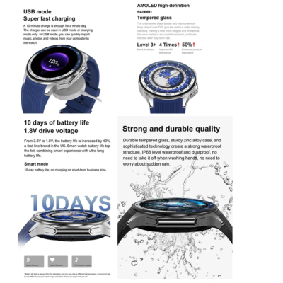 New for Oppo Watch X Men Smartwatch 32GB Extra large Memory 3D Mode MP3 MP4 Smart Watch GPS Sport Smartwatches Bluetooth calling - Image 6