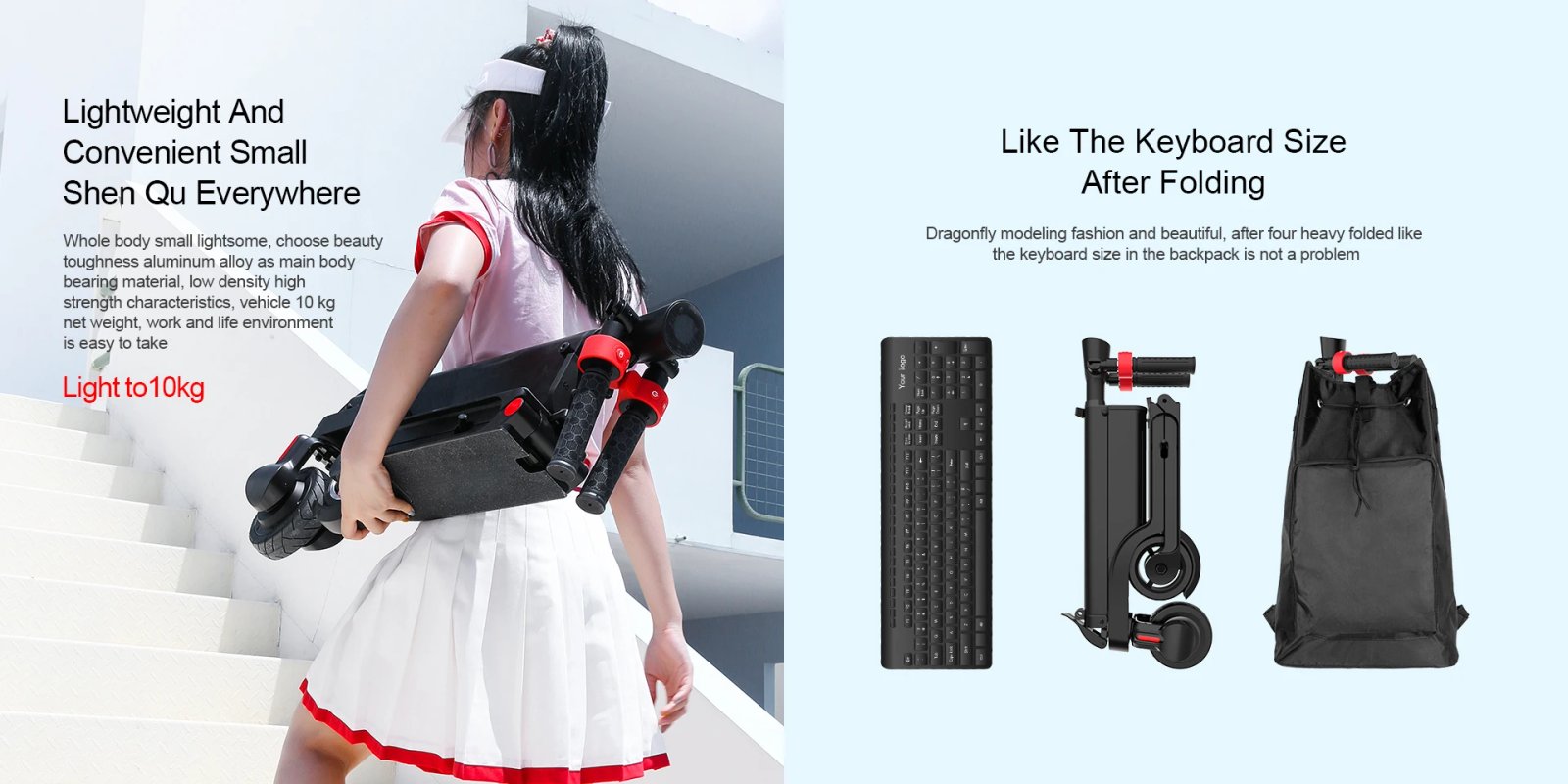 HX Electric scooter Foldable 7.5A 350W 25KM/H electric scooters 36V EScooters 5.5 Inch E Scooter For Adults