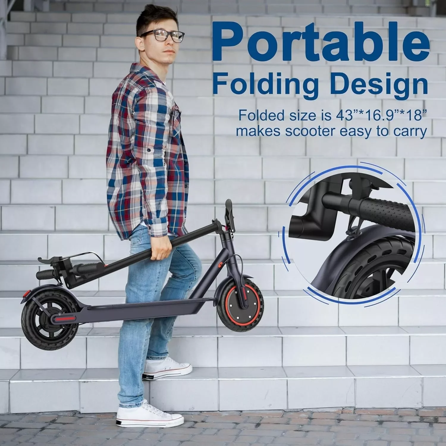 LP60 Electric Scooter 350W 25km/h APP Smart Control Scooter 8.5inch tire Folding Electric Scooter 30KM Max Range for Adult