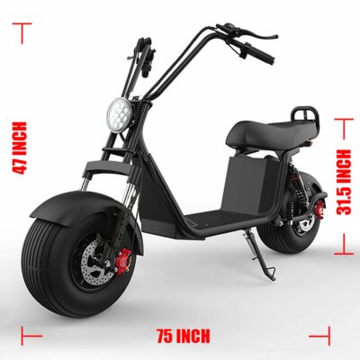 USA Warehouse For Sale Max Load 200KG Electric  All Terrain Electric Scooter  Motorcycles  For Adult 3000W Citycoco E Chopper - Image 6