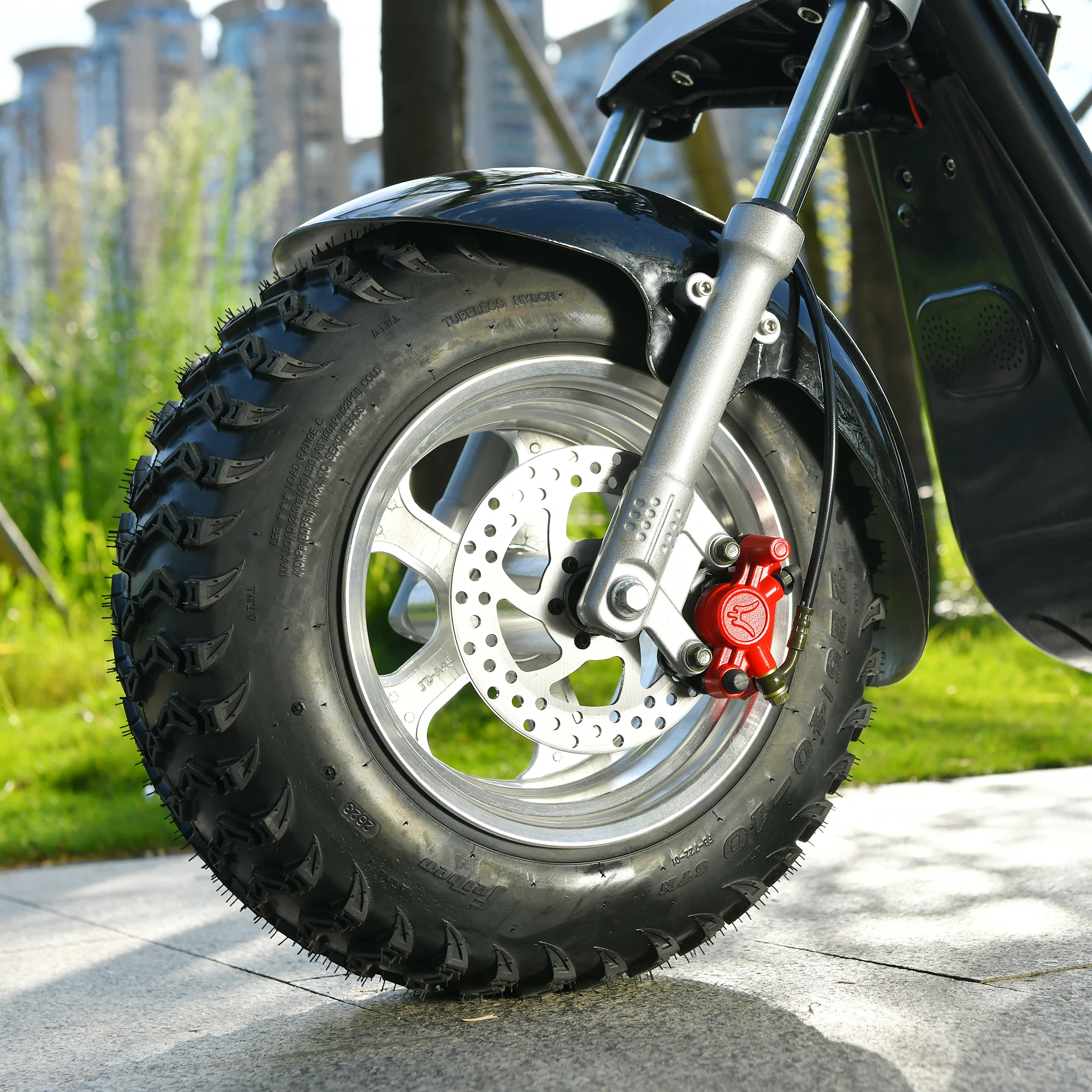 Adults 3 Wheel Electric Scooter 3000W Motor Max Speed 40KM/H Max Load 200KG 18 Inch Off Road Fat Tire Electric Motorcycle