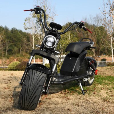 Max speed  70KM/H Flexible 4000W  Strong Power Motor 2 Wheel Electric Scooter Electric Motorcycle Citycoco With 18 Inch Tire - Image 3