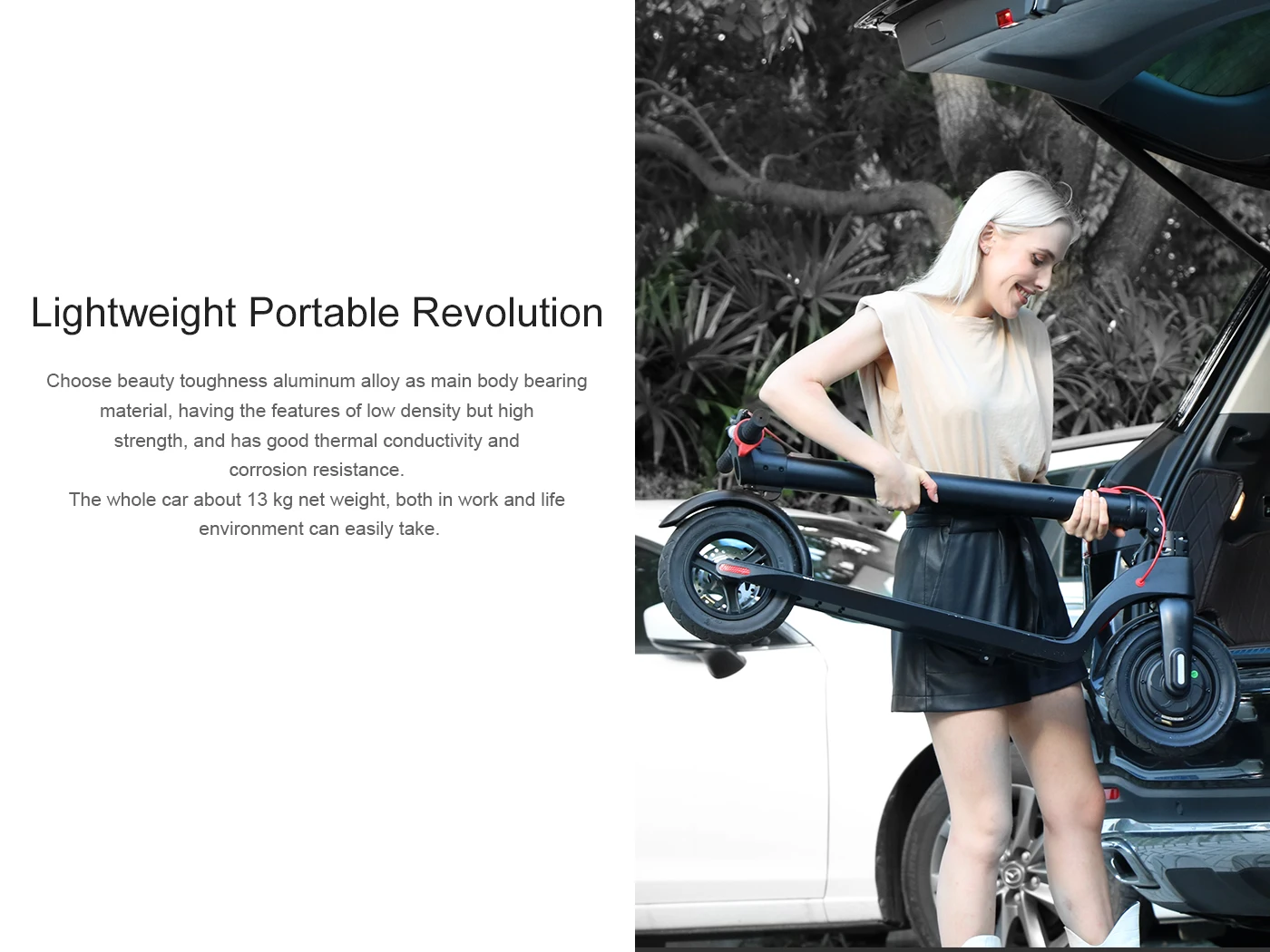 HUANCI X7 E Scooter 350W 5AH Adult  Electric Scooter  Electric Kick Scooters 8.5 inch Foldable Escooter Kick scooter electric