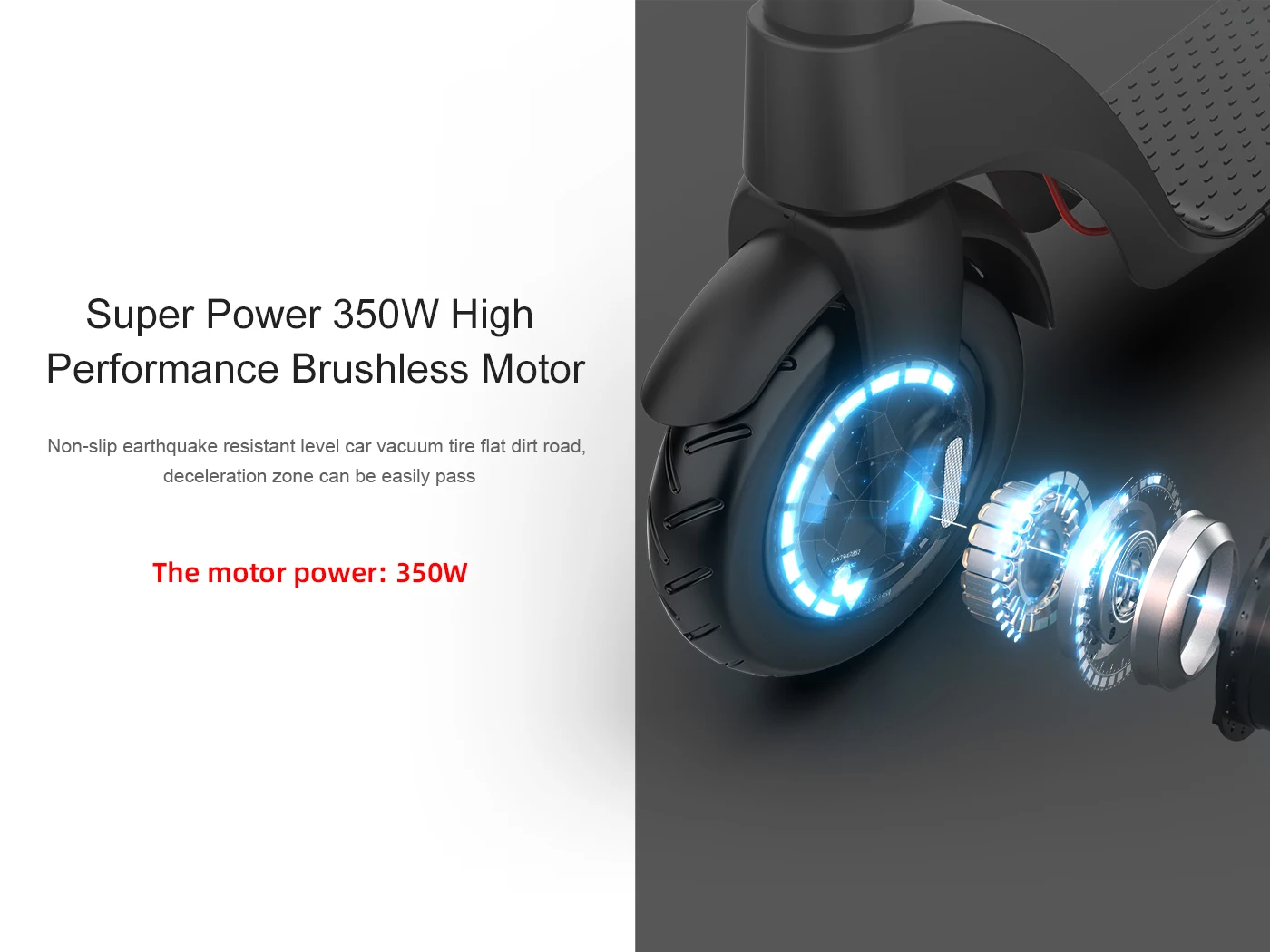 HUANCI X7 E Scooter 350W 5AH Adult  Electric Scooter  Electric Kick Scooters 8.5 inch Foldable Escooter Kick scooter electric