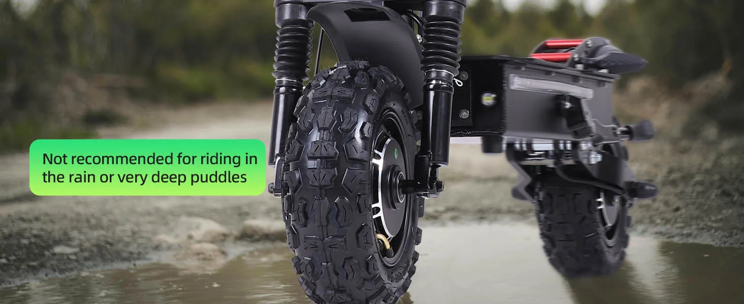 50Mph Fast Electric Scooter with Seat for Adults Load 440lbs 6000W Powerful Dual Motor Dual Suspension Off-road Electric Scooter