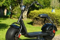 Mini Black Fat Tyre Electric Citycoco Scooter 60V12AH Motorbike E scooter 2000W Commuter electric scooter