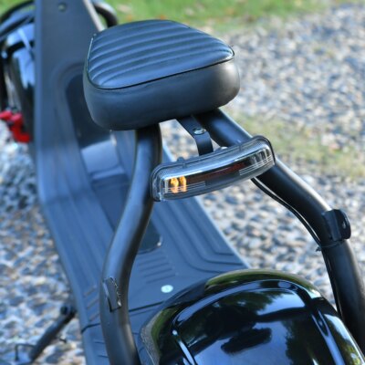 Mini Black Fat Tyre Electric Citycoco Scooter 60V12AH Motorbike E scooter 2000W Commuter electric scooter - Image 4