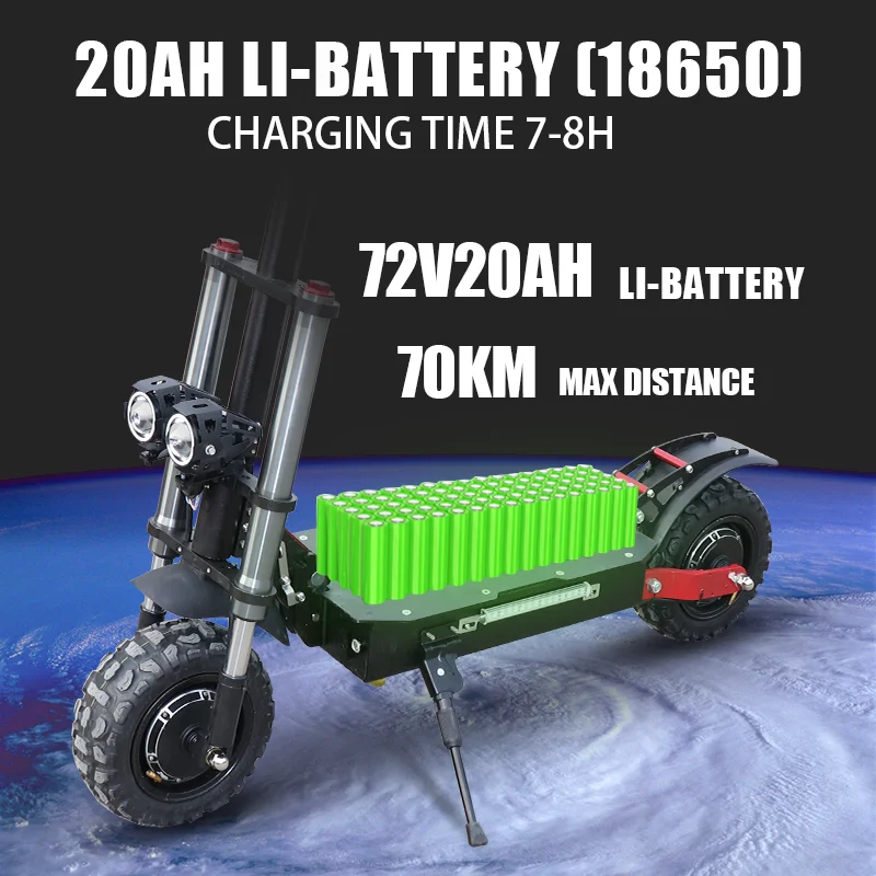 55-85KM/H Speed Electric Scooter 48V-72V Lithium Battery E Scooter 110KM Maximum Range Electric Scooter Adults with Seat 55-85KM/H Speed Electric Scooter 48V-72V Lithium Battery E Scooter 110KM Maximum Range Electric Scooter Adults with Seat