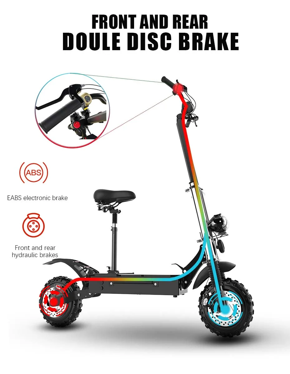 55-85KM/H Speed Electric Scooter 48V-72V Lithium Battery E Scooter 110KM Maximum Range Electric Scooter Adults with Seat 55-85KM/H Speed Electric Scooter 48V-72V Lithium Battery E Scooter 110KM Maximum Range Electric Scooter Adults with Seat
