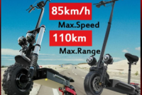 55-85KM/H Speed Electric Scooter 48V-72V Lithium Battery E Scooter 110KM Maximum Range Electric Scooter Adults with Seat