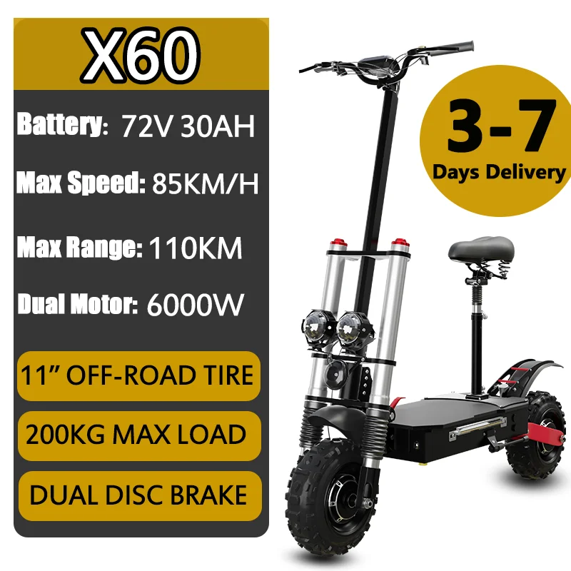 X60 72V 30AH 6000W