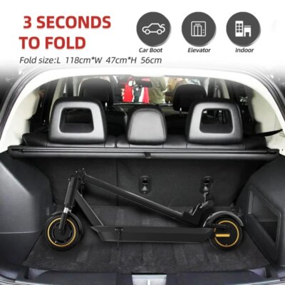 Electric Scooter: 500W Power, 35km/h Max Speed, APP-Enabled, Shock Absorption, Anti-Skid Tires, Foldable for Adult Use. - Image 5