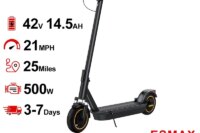 Electric Scooter: 500W Power, 35km/h Max Speed, APP-Enabled, Shock Absorption, Anti-Skid Tires, Foldable for Adult Use.