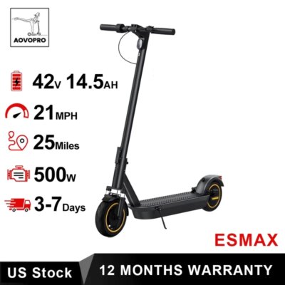 Electric Scooter: 500W Power, 35km/h Max Speed, APP-Enabled, Shock Absorption, Anti-Skid Tires, Foldable for Adult Use.