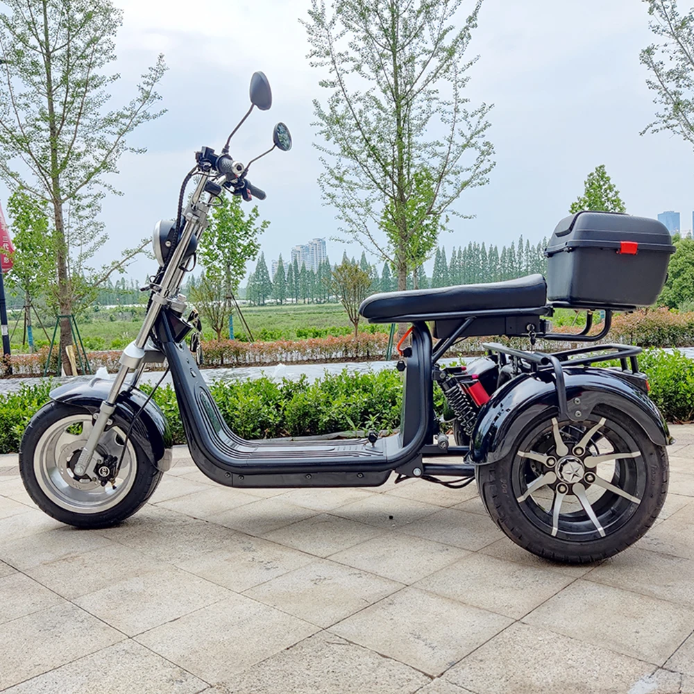 Citycoco  Electric  Scooter For Adults  Max Load 250KG 18Inch Fat Tire  1500W Motor 3 Wheel Off Road  Electric Motorcycle