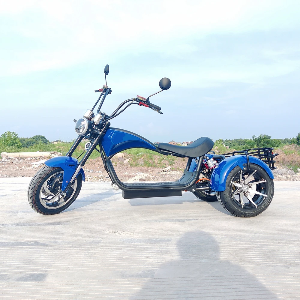 Citycoco  Electric  Scooter For Adults  Max Load 250KG 18Inch Fat Tire  1500W Motor 3 Wheel Off Road  Electric Motorcycle