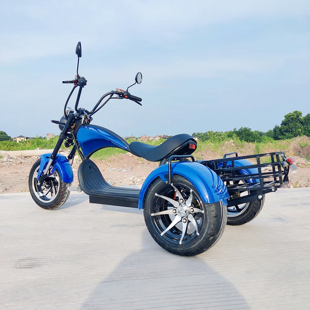 Citycoco  Electric  Scooter For Adults  Max Load 250KG 18Inch Fat Tire  1500W Motor 3 Wheel Off Road  Electric Motorcycle