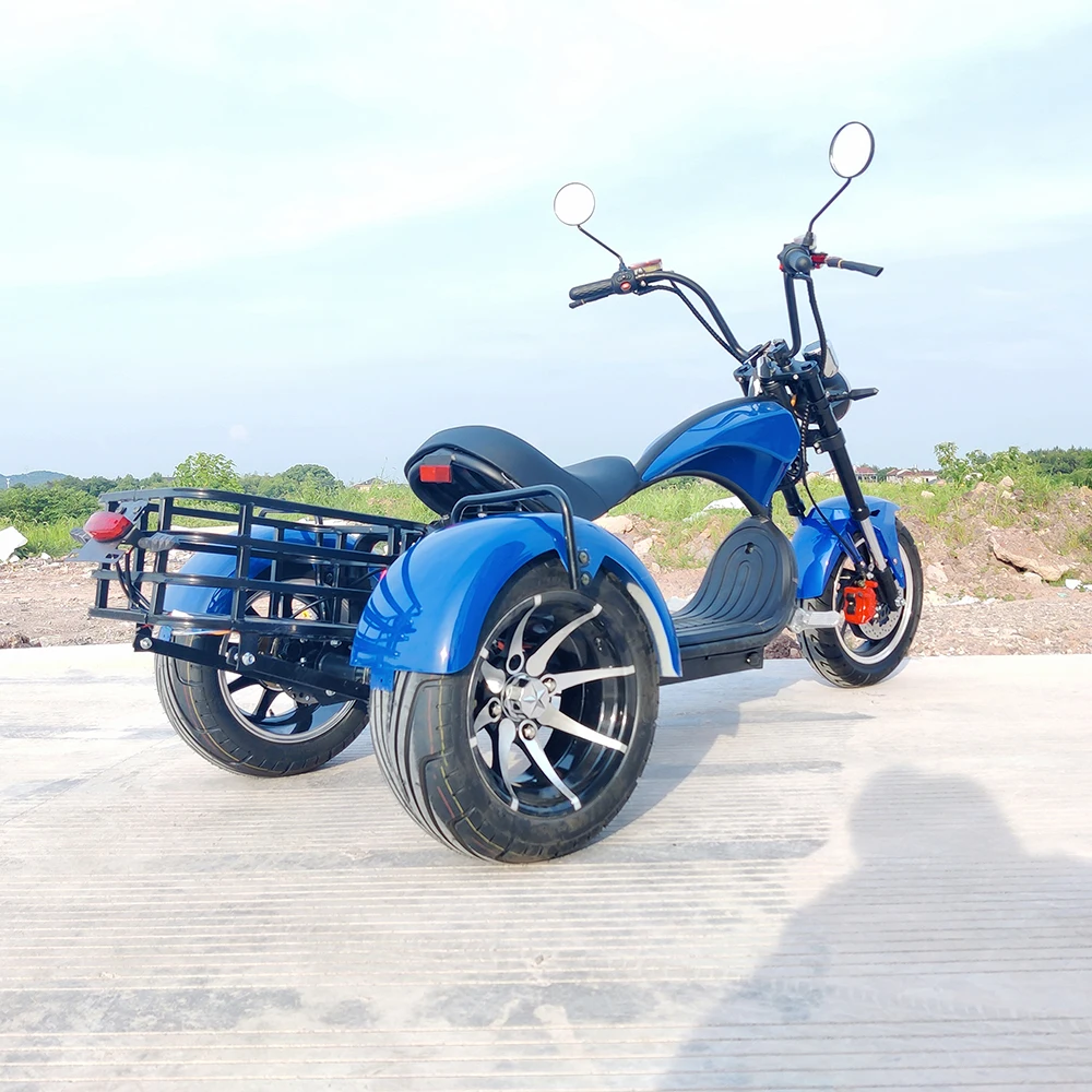 Citycoco  Electric  Scooter For Adults  Max Load 250KG 18Inch Fat Tire  1500W Motor 3 Wheel Off Road  Electric Motorcycle
