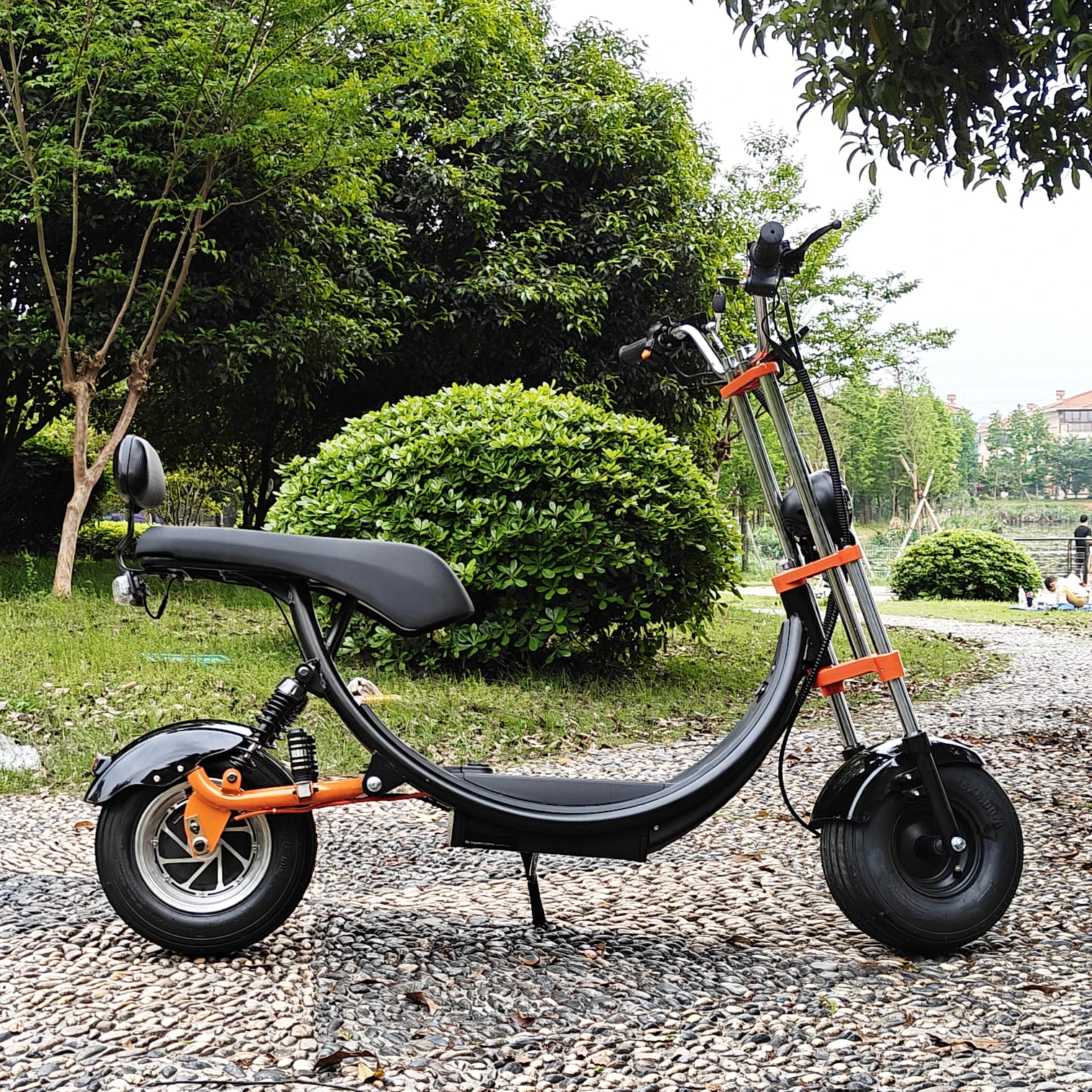 Citycoco Adult Electric Scooter 1500W Max Speed 45km/h Double seat Max mileage 35-50KM Max Load 150KG USA STOCK