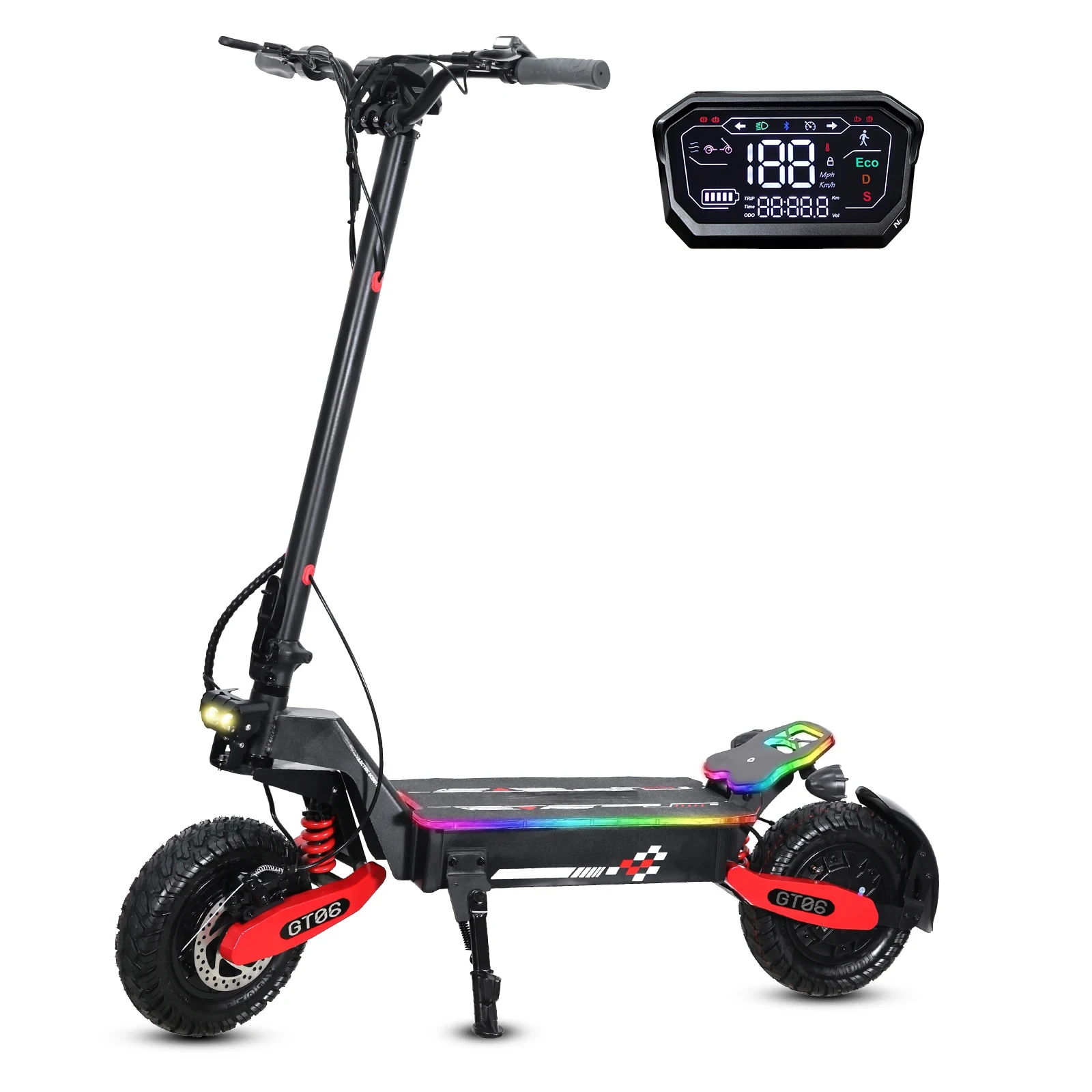 New Electric Scooter - 1200W Motor, 50KM/H Speed, 48V Battery, 65KM Range, LED Display, 11-Inch Off-Road E-Scooter for Adults New Electric Scooter - 1200W Motor, 50KM/H Speed, 48V Battery, 65KM Range, LED Display, 11-Inch Off-Road E-Scooter for Adults