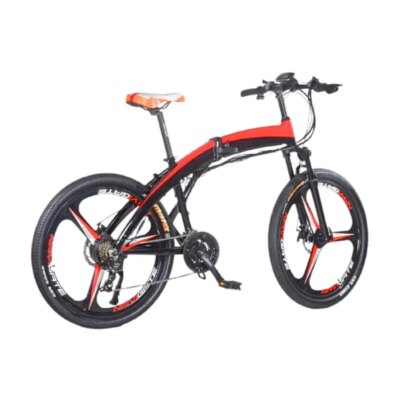 Small folding electric moped, mountain folding electric moped, mid-mounted electric moped