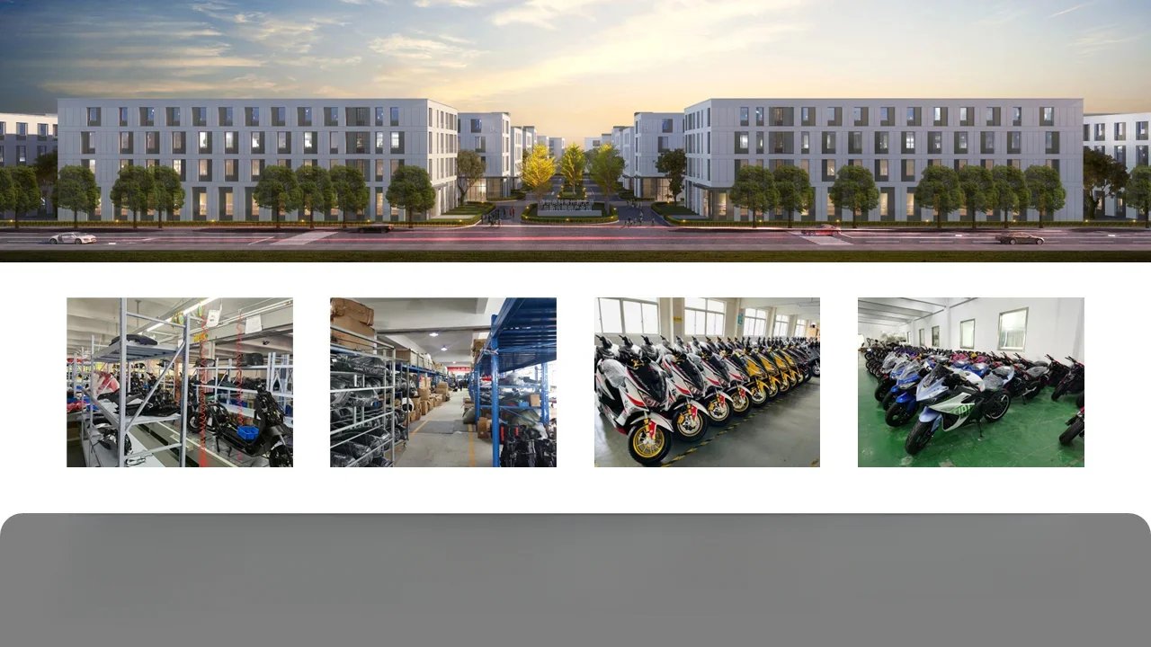 Luyuan Roywell Factory 72V 20A Lithium Battery EEC Electric Moped Scooter 1500W Electric Motorcycle Adult