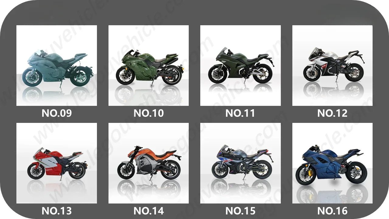 Luyuan Roywell Factory 72V 20A Lithium Battery EEC Electric Moped Scooter 1500W Electric Motorcycle Adult