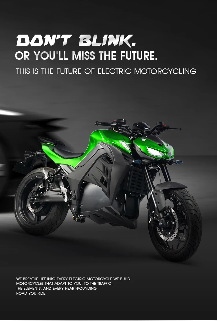 Cheaper Electric Motorcycle 5000W Hot Selling 72V SKD Electric Racing Motorcycle With Disc Brake Electric Moped Scooter