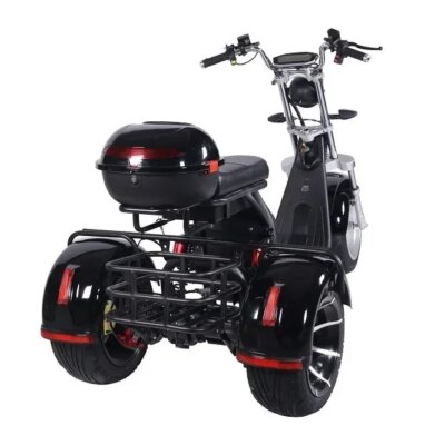 Electric Motorcycle Adult 3000W60V30AH 12Inch Off-Road Max Load 300KG Electric Tricycle Mountain Mileage 75KM Electric Scooter - Image 2