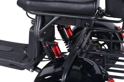 Electric Motorcycle Adult 3000W60V30AH 12Inch Off-Road Max Load 300KG Electric Tricycle Mountain Mileage 75KM Electric Scooter - Image 5