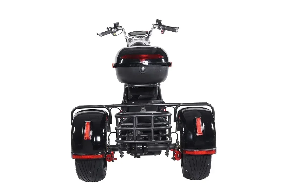 Electric Motorcycle Adult 3000W60V30AH 12Inch Off-Road Max Load 300KG Electric Tricycle Mountain Mileage 75KM Electric Scooter