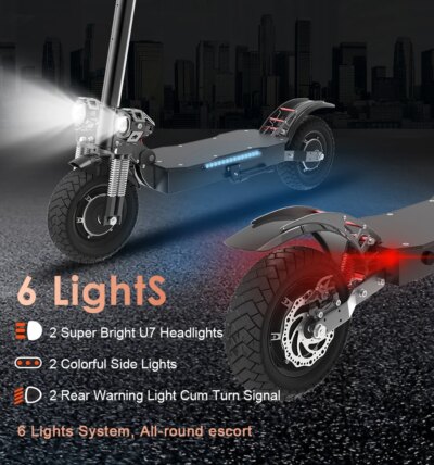 75KM/H Electric kick scooter 60V 48V 1300-3200W 10 inch Fat Tire Foldable Waterproof Electric Scooters Adults EU Warehouse - Image 5