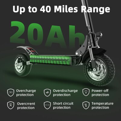 X750 Electric Scooter Adult 52V1600W Motor 10" Off Road Tires 75KM Long Range 60KM/H Folding Commuter Electric Scooter for Adult - Image 2