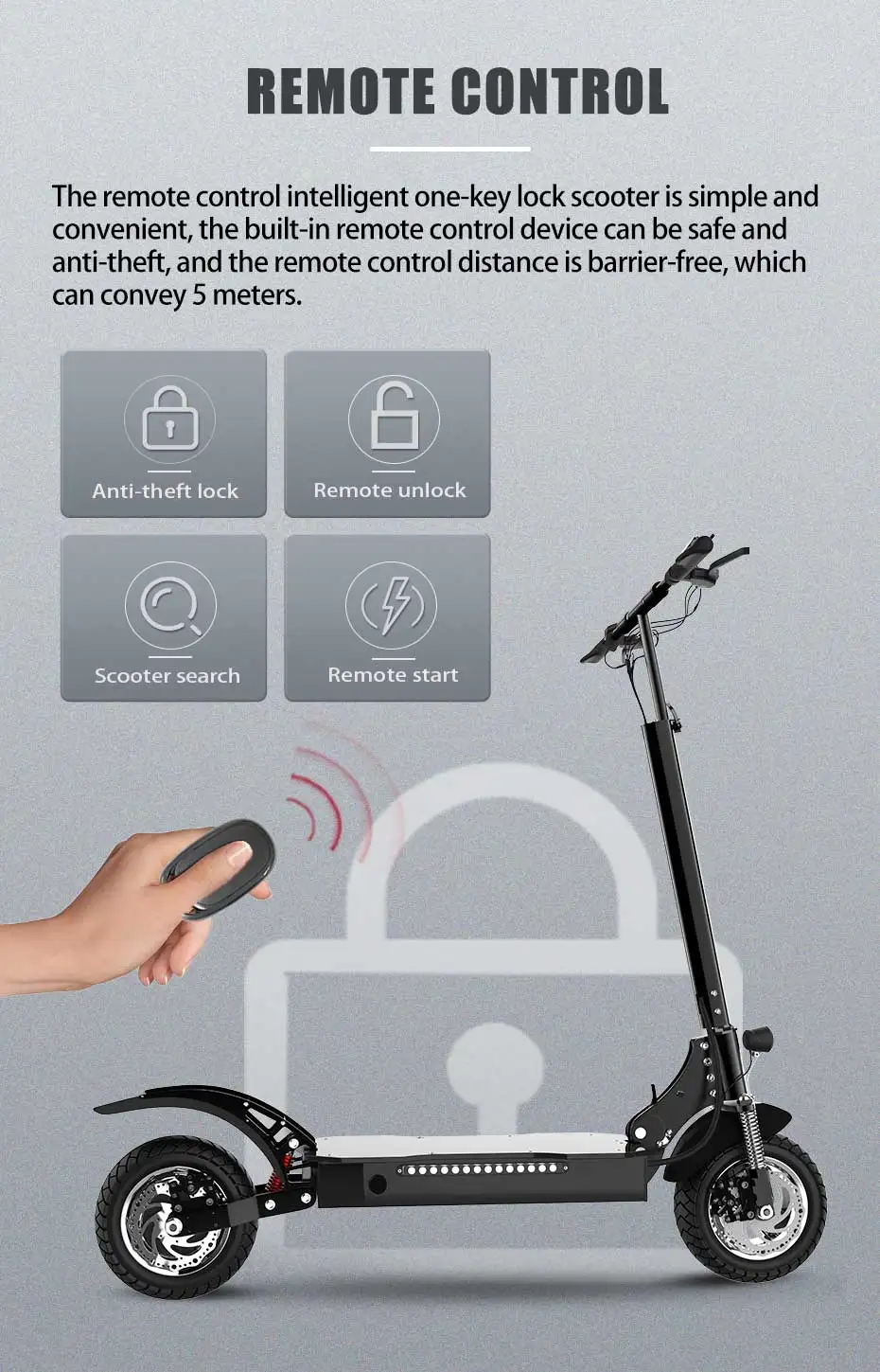 X750 Electric Scooter Adult 52V1600W Motor 10