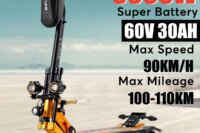 YUME X11+ 6000W Dual Motor Electric Scooter 60V-30AH Adult Off-road Electric Scooter Max Speed 95KM/H Brushless Motor 100KM