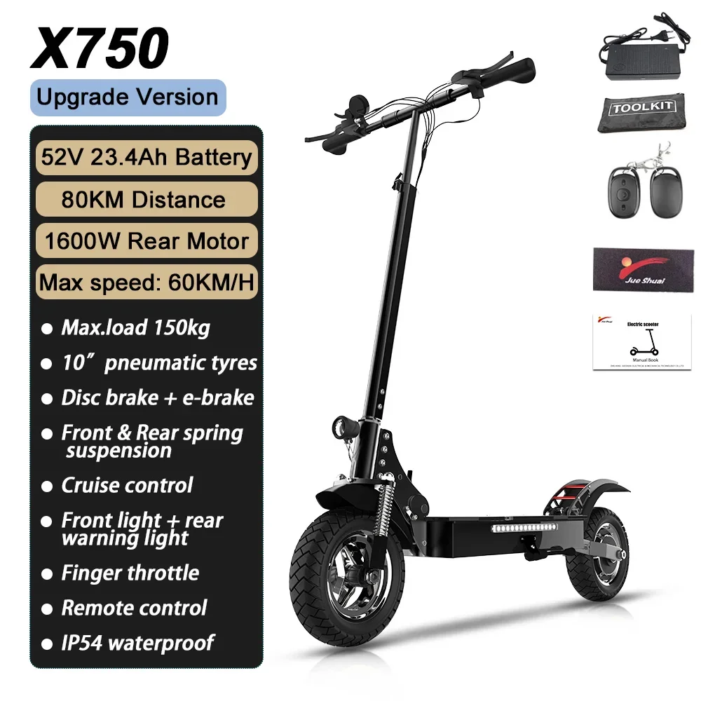 1600W 52V 23.4Ah