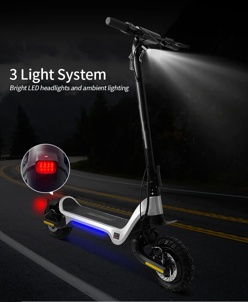 2000W 48v 18Ah Dual Motor Electric Scooter Adult 10 Inch Off-Road Tyres Urban SUV Scooter Max Speed 50km/h Range 50-70km 2000W 48v 18Ah Dual Motor Electric Scooter Adult 10 Inch Off-Road Tyres Urban SUV Scooter Max Speed 50km/h Range 50-70km