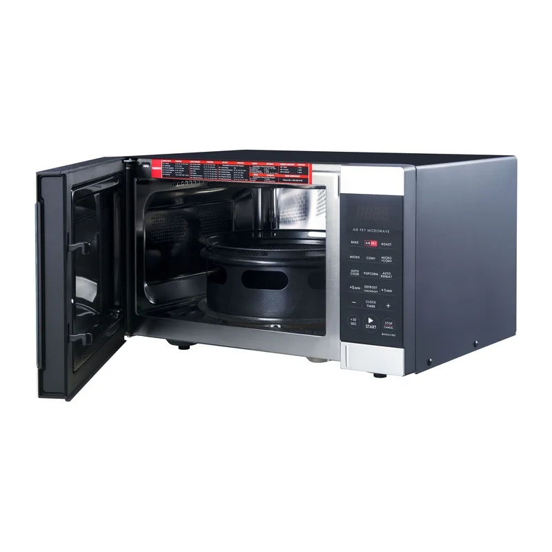 3-in-1 Air Fry Microwave Oven 900W Stainless Steel Convection Cooking Multi-Function Auto-Cook Air Fryer Countertop Kitchen 3-in-1 Air Fry Microwave Oven 900W Stainless Steel Convection Cooking Multi-Function Auto-Cook Air Fryer Countertop Kitchen