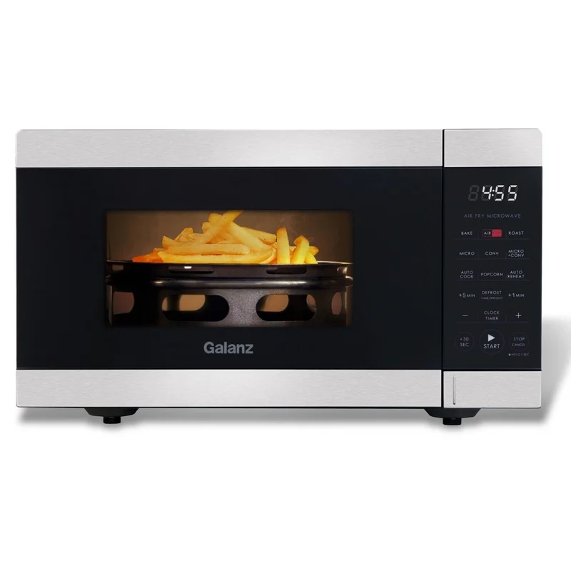 3-in-1 Air Fry Microwave Oven 900W Stainless Steel Convection Cooking Multi-Function Auto-Cook Air Fryer Countertop Kitchen 3-in-1 Air Fry Microwave Oven 900W Stainless Steel Convection Cooking Multi-Function Auto-Cook Air Fryer Countertop Kitchen