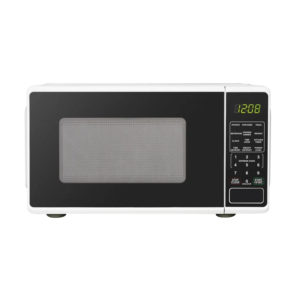 Compact Countertop Microwave Oven 700W Digital Display Kitchen Timer Child Safety Lockout Quick Set Defrost 10 Power Levels Compact Countertop Microwave Oven 700W Digital Display Kitchen Timer Child Safety Lockout Quick Set Defrost 10 Power Levels
