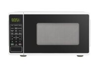 Compact Countertop Microwave Oven 700W Digital Display Kitchen Timer Child Safety Lockout Quick Set Defrost 10 Power Levels
