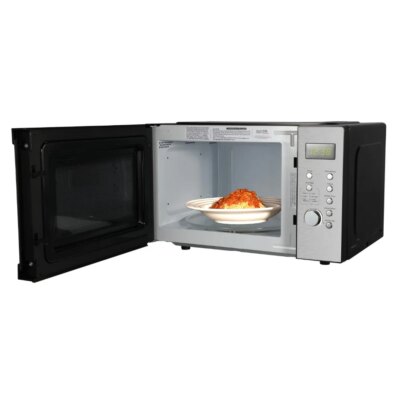 0.9 cubic feet, 900W digital control countertop microwave oven, stainless steel - Image 3