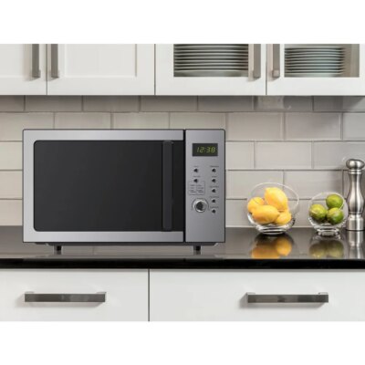 0.9 cubic feet, 900W digital control countertop microwave oven, stainless steel - Image 6