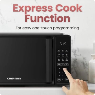 Countertop Microwave Oven 0.7 Cu. Ft., 700 Watts with 10 Power Levels, 6 Cooking Presets with One-Touch Express Cook - Image 6