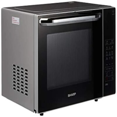 25L Microwave Oven Glass Turntable Child Lock Energy Saving Mode Eco-friendly Residential Use - Image 2