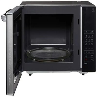 25L Microwave Oven Glass Turntable Child Lock Energy Saving Mode Eco-friendly Residential Use - Image 3