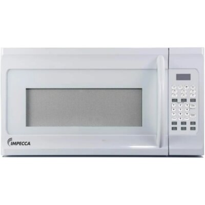 Impecca 1.6 cu. ft. Over-the-Range 30” Microwave Oven 1000 Watts, with Surface Light, 2 Speed Vent System, Touchpad Controls